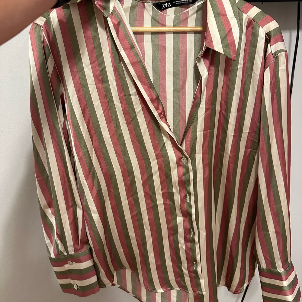 Zara Multicolor Striped women’s Shirt